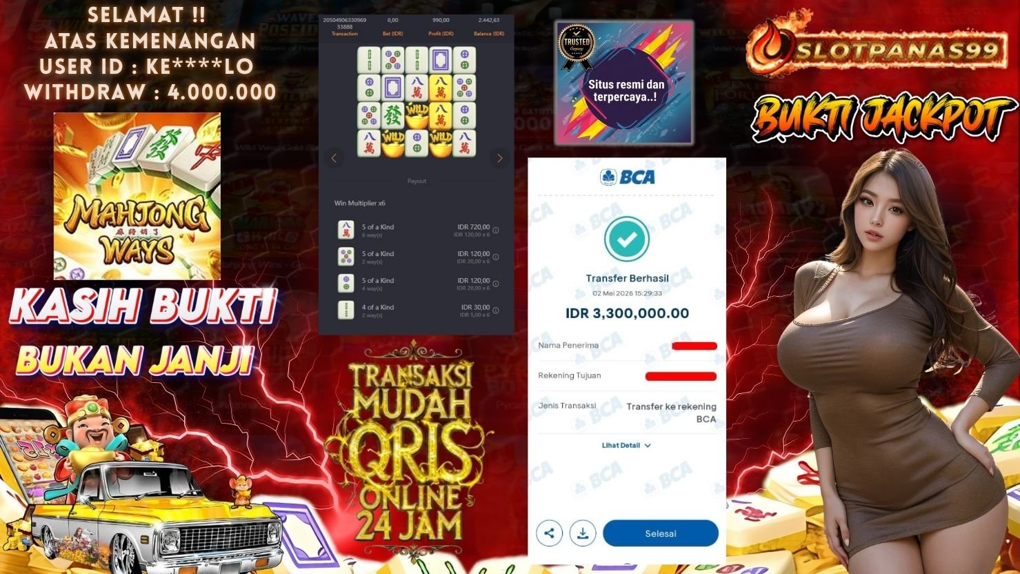 SLOTPANAS99 JACKPOT SLOT MAHJONG WAYS